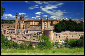 Veduta di Urbino - Palazzo Ducale